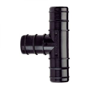 Ubbink T-liitin 9mm + 9mm +9mm letkukaroilla