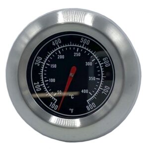 Lämpömittari pyöreä 75, 40mm tapilla. Stone, Topaz, Chromite, Quartz 4, Samba