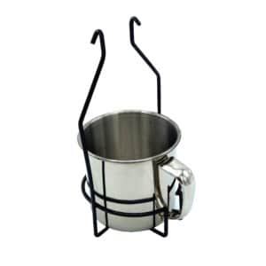 Rasvakuppi pidiketelineellä Samba 3 ja 4. Sopii Lucifer Samba 3 ja 4 grilliin. Rasvakuppi toimitetaan pidike telineellä, kätevällä koukku kiinnityksellä. Tilaa tarvittaessa rasvapelti erikseen.