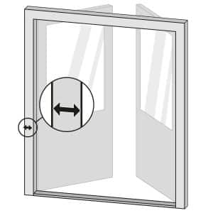 Karmin korkeus vasen