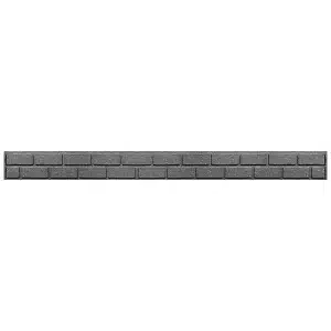 MH EZ Reunanauha tiilikuvio 120 cm harmaa